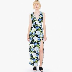 American Apparel crepe Julliard wrap dress